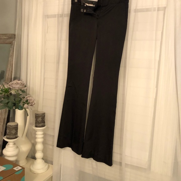BCBG black straight leg trouser slacks size 2 - Picture 9 of 16